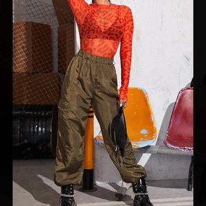 Cheetah sheer bodysuit